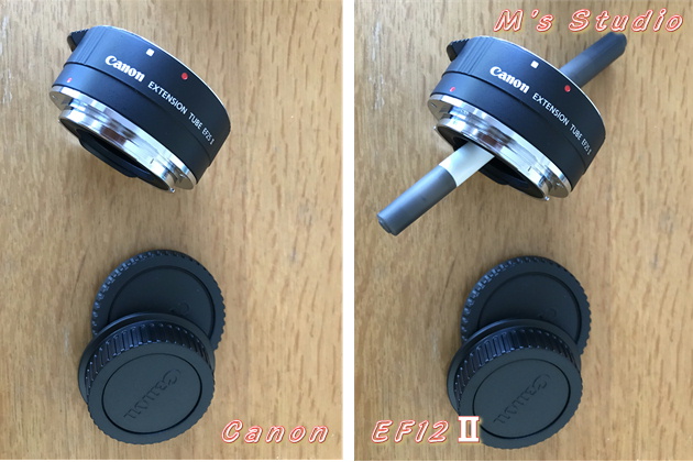 Canon キヤノン　EF25�U　Extention Tube エクステンションチューブ　高倍率接写　AE機能　自動露出取付時倍率