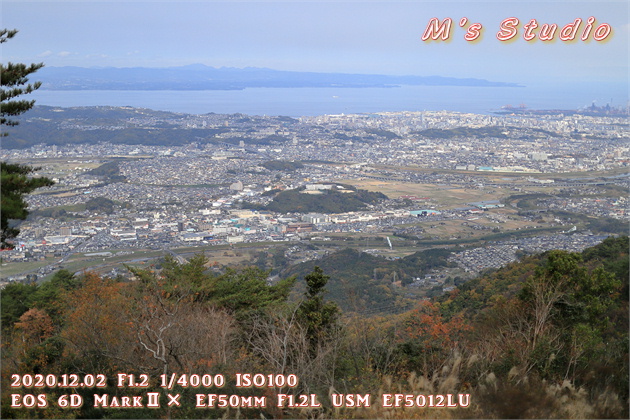 2020.12　霊山寺　紅葉　登山道　登山ルート　大分市内　絶景　第二展望台　雄城台高校