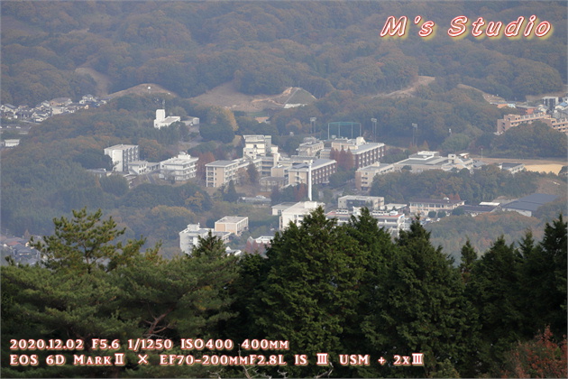 2020.12　霊山寺　紅葉　登山道　登山ルート　大分市内　絶景　第二展望台　大分大学