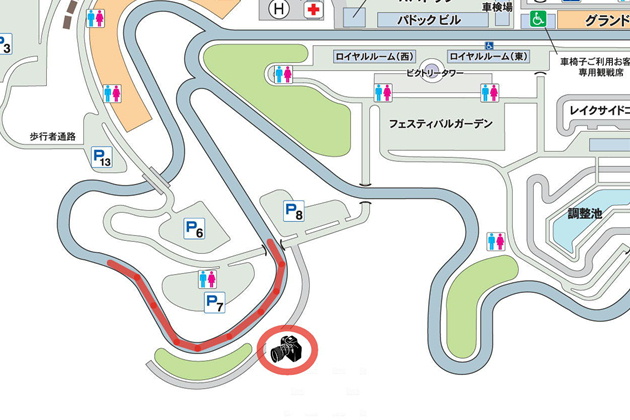 16番ポスト付近 観戦ポイント 2019年10月05日 2019年10月06日 オートポリス AUTOPOLIS SUPER BIKE RACE in KYUSHU スーパーバイクレース MFJ JSB1000 J-P2 ST600 J-GP3 YAMAHA ヤマハ KAWASAKI カワサキ SUZUKI スズキ レースクイーン ピットウォーク 場内 キャンプ