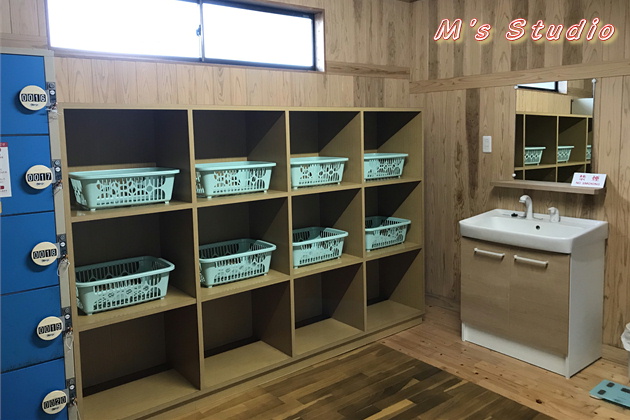 おんせん県おおいた かいがけ温泉 きのこの里 家族湯 露天風呂 キャンプ オートキャンプ 大分県 由布市 挾間町 田代 脱衣所