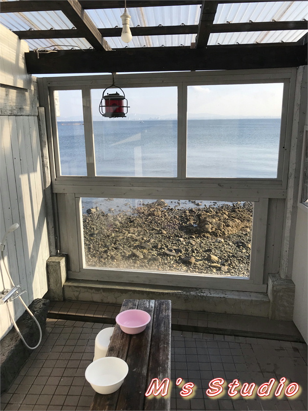 大分県速見郡日出町川崎 大分隠れヶ浜 スパビレッジ 日出 露天風呂 洗い場