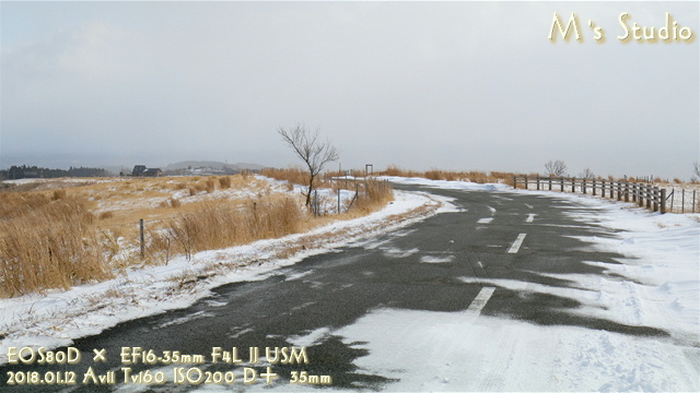 久住　雪　道路