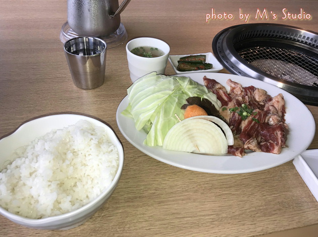 大分県速見郡日出町川崎 大分隠れヶ浜 スパビレッジ 日出 焼き肉カルビ定食