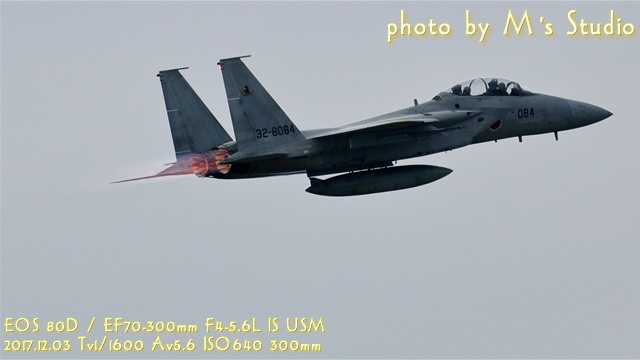 2017.12.03　新田原基地　エアフェスタ　航空祭　教空隊 訓練飛行 F-15 