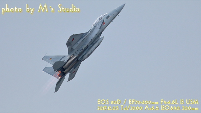 2017.12.03 新田原基地 エアフェスタ 航空祭 教空隊 訓練飛行 F-15
