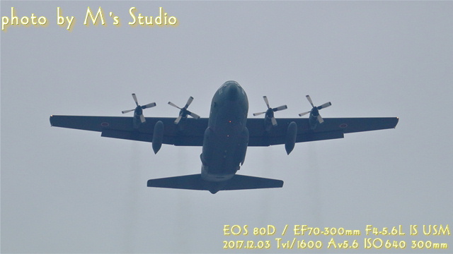 2017.12.03　新田原基地　エアフェスタ　航空祭　第１空挺団 空挺降下 C-130 